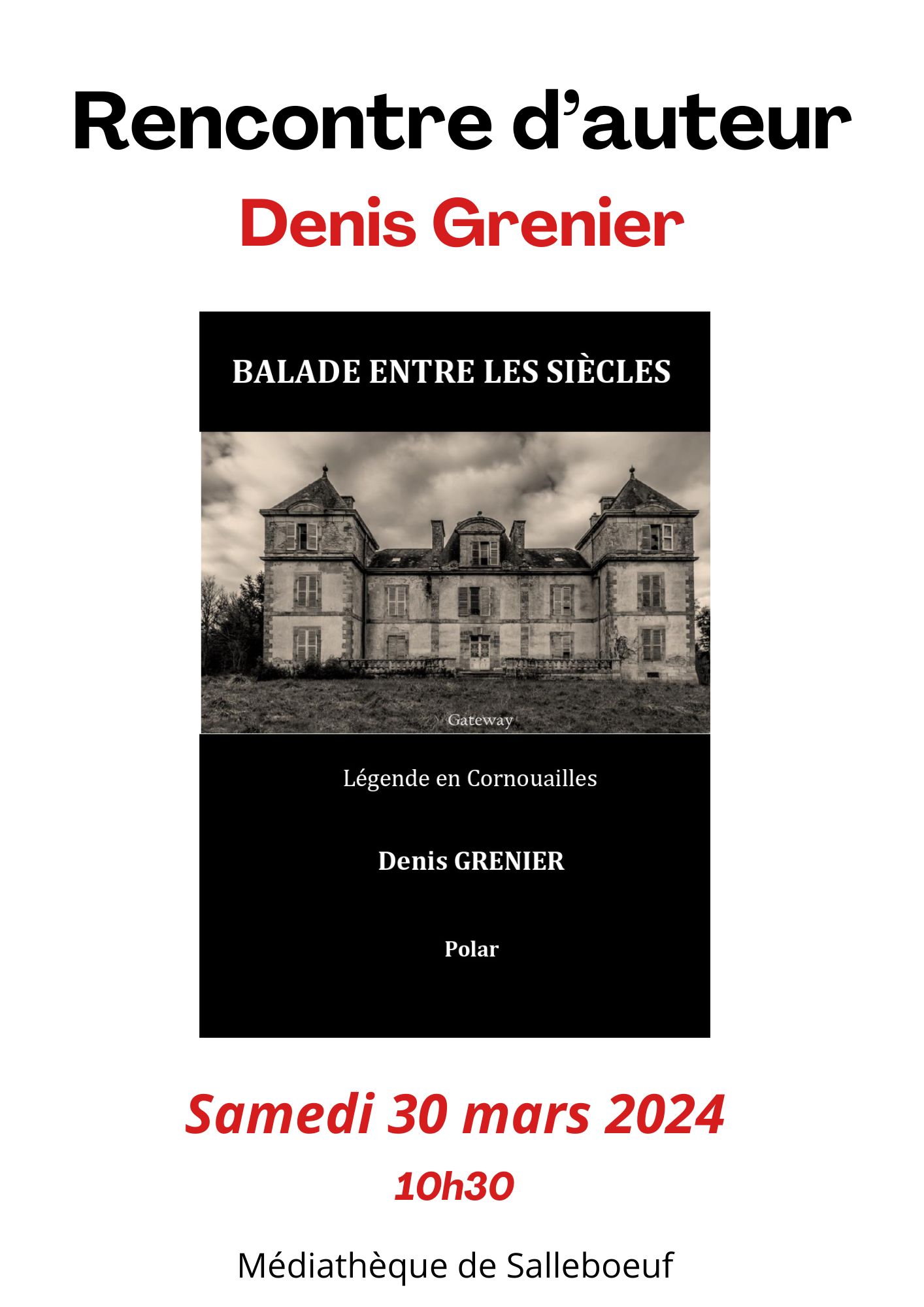Affiche Denis Grenier